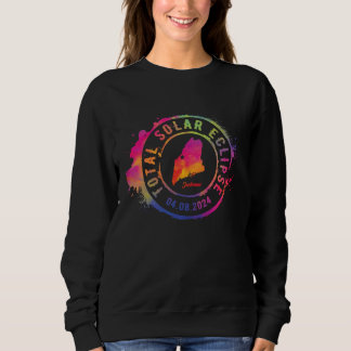 Totale Sonnenfinsternis 2024 USA Maine Jackman Tot Sweatshirt