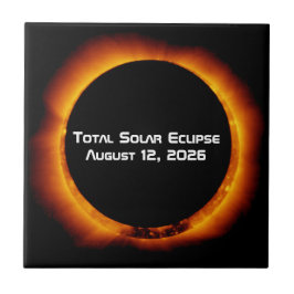 Totale Sonnenfinsternis 2026 Fliese