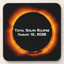 Totale Sonnenfinsternis 2026 Getränkeuntersetzer