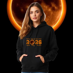 Totale Sonnenfinsternis 2026 Hoodie