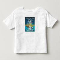 Totale Sonnenfinsternis 2026 in Island - T-Shirt