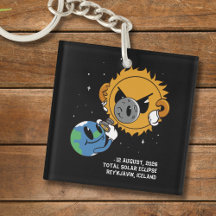Totale Sonnenfinsternis 2026 Island Photobomb
