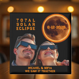 Totale Sonnenfinsternis 2026 Souvenir Magnet