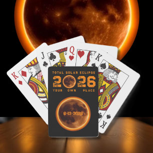 Totale Sonnenfinsternis 2026 Spielkarten