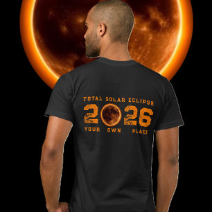 Totale Sonnenfinsternis 2026 T-Shirt