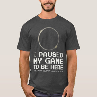 Totale Sonnenfinsternis 2026 Totality Gamer Gaming T-Shirt