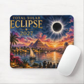 Totale Sonnenfinsternis 2027 Ägypten Mousepad (Mit Mouse)