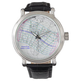 Totale Sonnenfinsternis 2027 Karte Armbanduhr