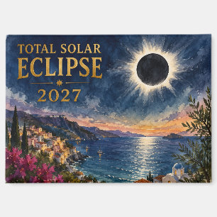Totale Sonnenfinsternis 2027 Mittelmeer  Magnet