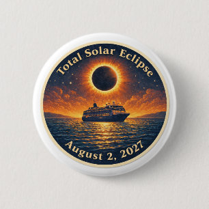 Totale Sonnenfinsternis 2. August 2027 Kreuzfahrts Button