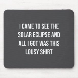 Totale Sonnenfinsternis April 8 Illustration Mousepad