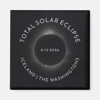 Totale Sonnenfinsternis Magnet mit individuellem T