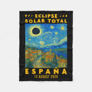 Totale Sonnenfinsternis Spanien 2026 Fleecedecke