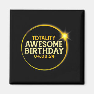 Totale Sonnenfinsternis Totality Geburtstagsillust Magnet