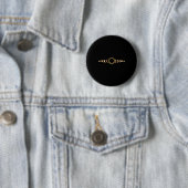 Totale Sonnenfinsternis USA April Design Button (Beispiel)