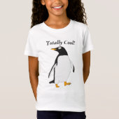 Totaler Cooler Schwarz-Weiß-Pinguin T-Shirt (Vorderseite)