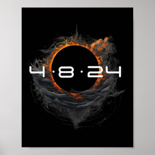Totaler Frühjahr 2024 4-8-2024 Gesamtsolarausstoß Poster