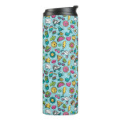 Totaler Niedlicher Doodles-Tumbler Thermosbecher (Nach links gedreht)