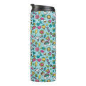 Totaler Niedlicher Doodles-Tumbler Thermosbecher (Nach rechts gedreht)