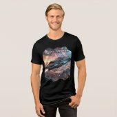 Totaler Sonnenraum-Trip Tri-Blend Shirt (Vorderseite voll)