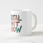 Totales Chaos Jumbo-Tasse (Vorderseite Rechts)