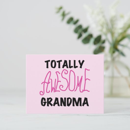 Totales Phantastisches Oma - Rosa Hemden und Gesch Postkarte (Stehend Vorderseite)