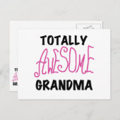 Totales Phantastisches Oma - Rosa Hemden und Gesch Postkarte (Vorne/Hinten)