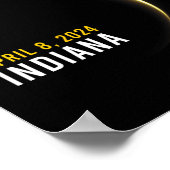 Totalität 04 08 24 Gesamtsolaristin 2024 Indiana Poster (Ecke)