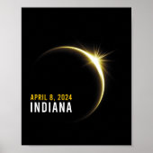 Totalität 04 08 24 Gesamtsolaristin 2024 Indiana Poster (Vorne)