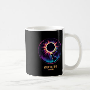 Totalität 8. April 2024 Astronomie Hirschjagd Sol Kaffeetasse
