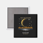 Totalität der Solaranlage 2024 Magnet (Vorderseite/Rückseite)