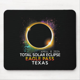 Totalitat Gesamter Sonnenkollektor Adlerpass Texas Mousepad