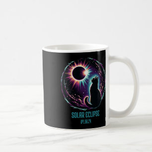 Totality 8 April 2024 Astronomie Katze Lover Sol Kaffeetasse