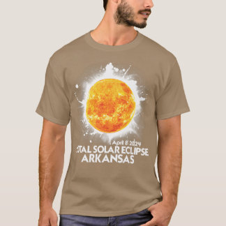 Totality Arkansas 2024 Total Solar Eclipse Amerika T-Shirt