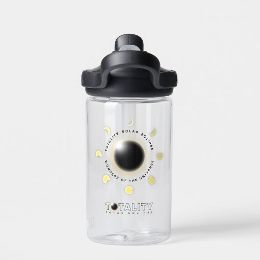 Totality Eclipse | Kinder 14 oz Trinkflasche (Rückseite)