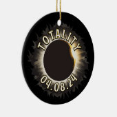 Totality Gesamtsolare Keramik Ornament (Rechts)