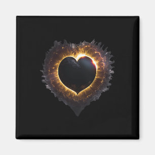 Totality Girls Herz Form Total Solar Eclipse 202 Magnet
