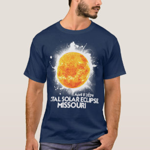 Totality Missouri 2024 Total Solar Eclipse Amerika T-Shirt