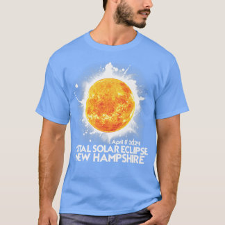Totality New Hampshire 2024 Total Solar Eclipse Am T-Shirt