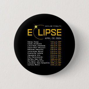 Totality Path 2024 Eclipse Karte Gesamt Eclipse As Button