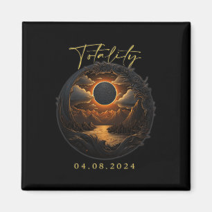 Totality Shirt - 8. April Totality Total Solar Ecl Magnet
