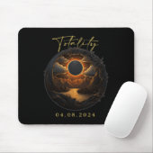 Totality Shirt - 8. April Totality Total Solar Ecl Mousepad (Mit Mouse)