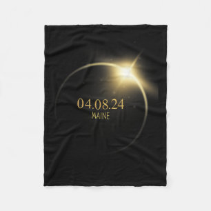 Totality Solar Eclipse 2024 4,08,24 Zubehör Fleecedecke