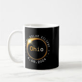 Totality Solar Eclipse 2024 4,08,24 Zubehör Kaffeetasse (Links)