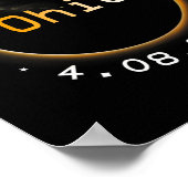 Totality Solar Eclipse 2024 4,08,24 Zubehör Poster (Ecke)