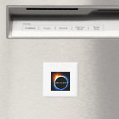 Totality Solar Eclipse 2024 Texas Souvenir Magnet (In Situ (Geschirrspüler))