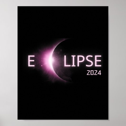 Totality Solar Eclipse 2024 Total Solar Eclipse 4. Poster (Vorne)