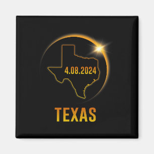 Totality Solar Eclipse 8. April 2024 Texas Magnet