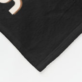Totality Solar Eclipse Goldendoodle mit Eclipse G Fleecedecke (Ecke)