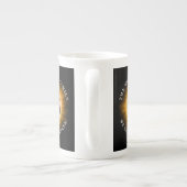 Totality Solar Eclipse Personalisiert Porzellantasse (Rückseite)